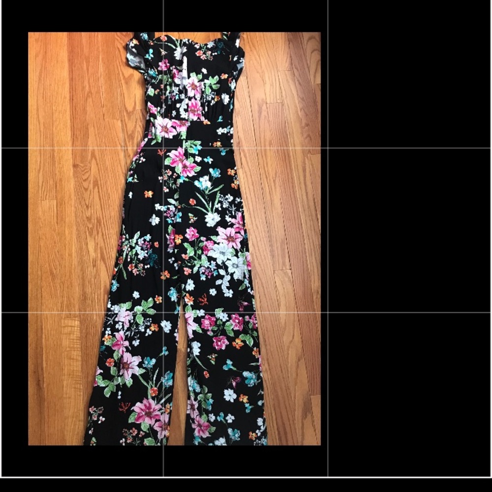 Love Fire Floral Jumpsuit
